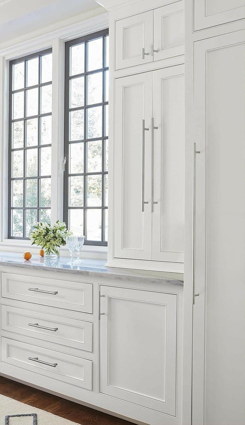 1 Pack Amerock | Cabinet Pull | Stainless Steel | 25-3/16 inch (640 mm) Center