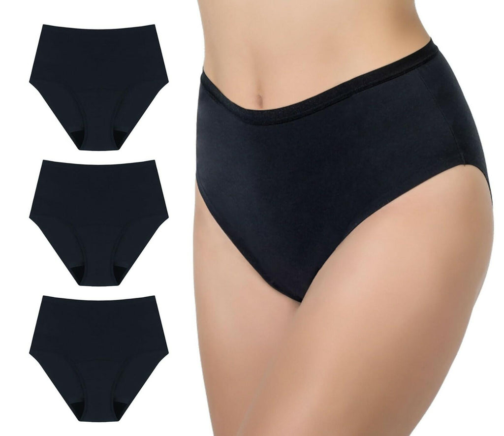 3 Pack Medium AIRCUTE Washable Urine Absorbency Incontinence Underwear for Women