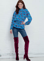 McCall's Women's Loose Fitting Shirt, Sizes 6-14 Sewing Pattern