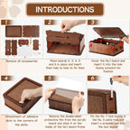 Wooden Money Saving Box for Kids & Adults - Reusable $10,000 Savings Challenge