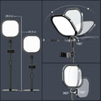 Zoom Lighting for Computer, Adjustable Desk Lighting for Video Calls, 30 Light