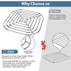 foboko Crisper Rack for Ninja Crispi Air Fryer FN101, Ninja Crispi Accessories,