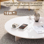 Magnetic Wireless Charger for iPhone: 3 in 1 Travel Charging Station for Apple