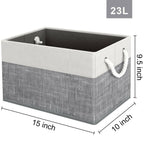 Fab totes Storage Bins [3-Pack], Foldable Storage Baskets for Organizing Toys,