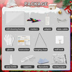 Lumiboard Led Drawing Board with 8 Colors, 13"x10" Acrylic Dry Erase Board with
