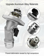 ULZOZN Engine Coolant Thermostat Housing Assembly Fit for Hyundai Elantra