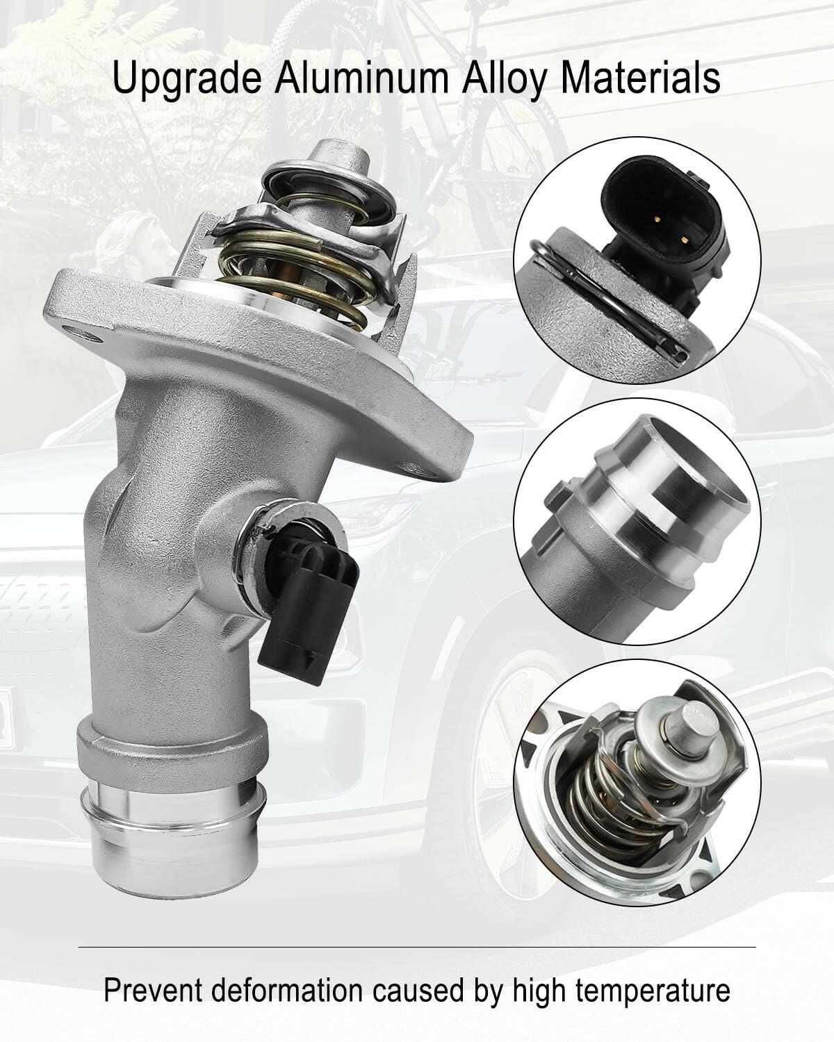 ULZOZN Engine Coolant Thermostat Housing Assembly Fit for Hyundai Elantra