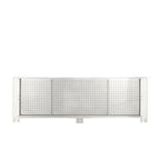Husky 52 in. W to 72 in. W Stainless Steel Adjustable Pegboard