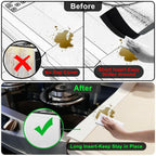 2 PACK Silicone Stove Counter Gap Cover Kitchen Counter Gap Filler by Kindga 25"