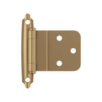 Amerock BPR3428CZ | Cabinet Hinge | 3/8 in (10 mm) Inset Self Closing Face Mount
