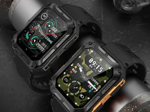 YoimJoyFun Smart Watch for Men,Rugged 1.83" Smartwatch(Answer/Make Call),
