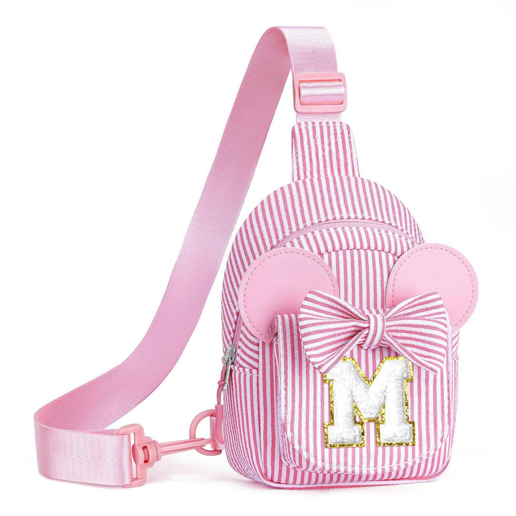 QLOVEA Little Girls Sling Bag, Small Belt Bags for Girl, Easter Gifts for Kids