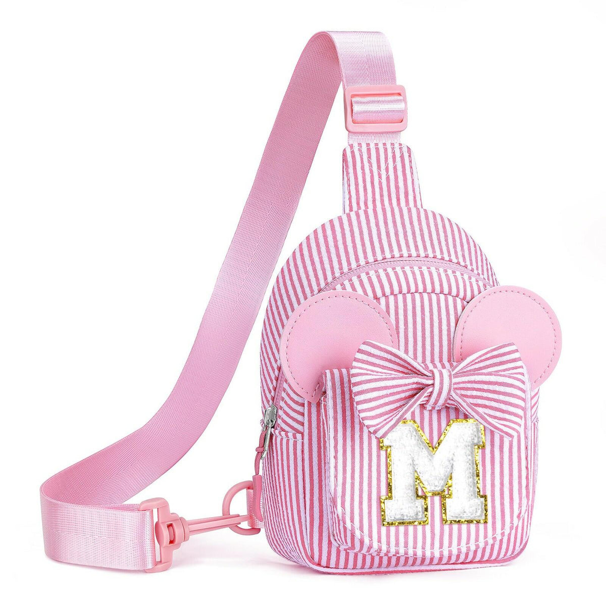 QLOVEA Little Girls Sling Bag, Small Belt Bags for Girl, Easter Gifts for Kids