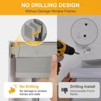 Homedemo 35'' W x 38'' H No Drill No Tools Blackout Cellular Shades Cordless,