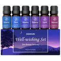 OPEN BOX - ASAKUKI Essential Oils for Diffuser – 6 Mood Essential Oil Blends