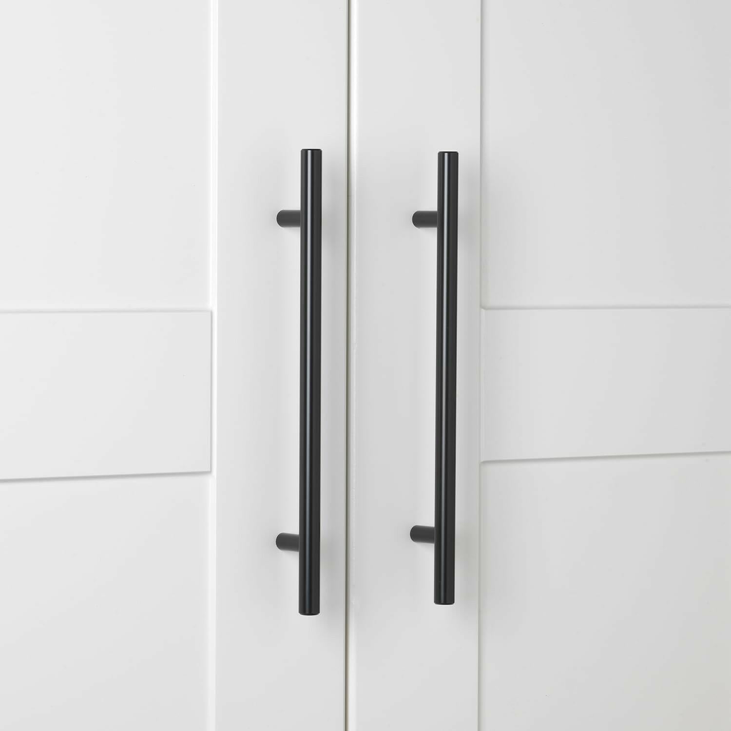 20 Count GlideRite 6-5/16 in. 160mm Center to Center Solid Cabinet Bar Pull Long