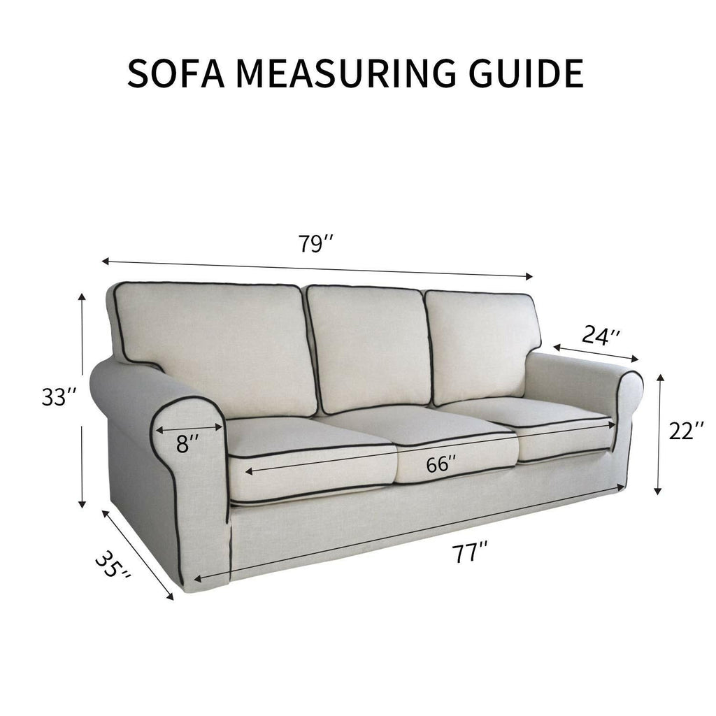 PureFit Reversible Quilted Sofa Cover, Water Resistant Slipcover Furniture