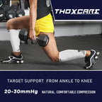 1 Pair Thoxcare Calf Compression Sleeve for Men Women, Leg Support Footless