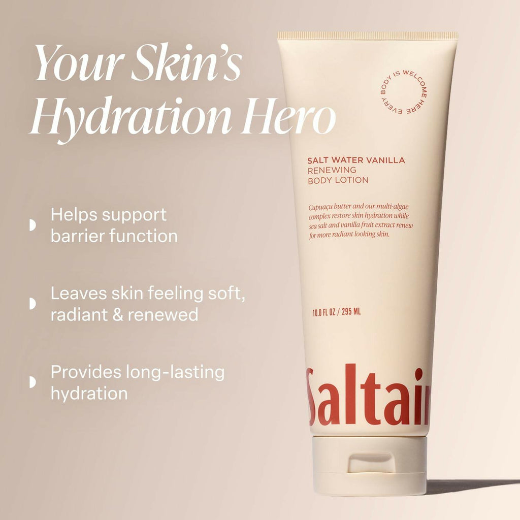 Saltair Body Lotion - 2 Pack Moisturizing Lotion For Dry Skin. Salt Water
