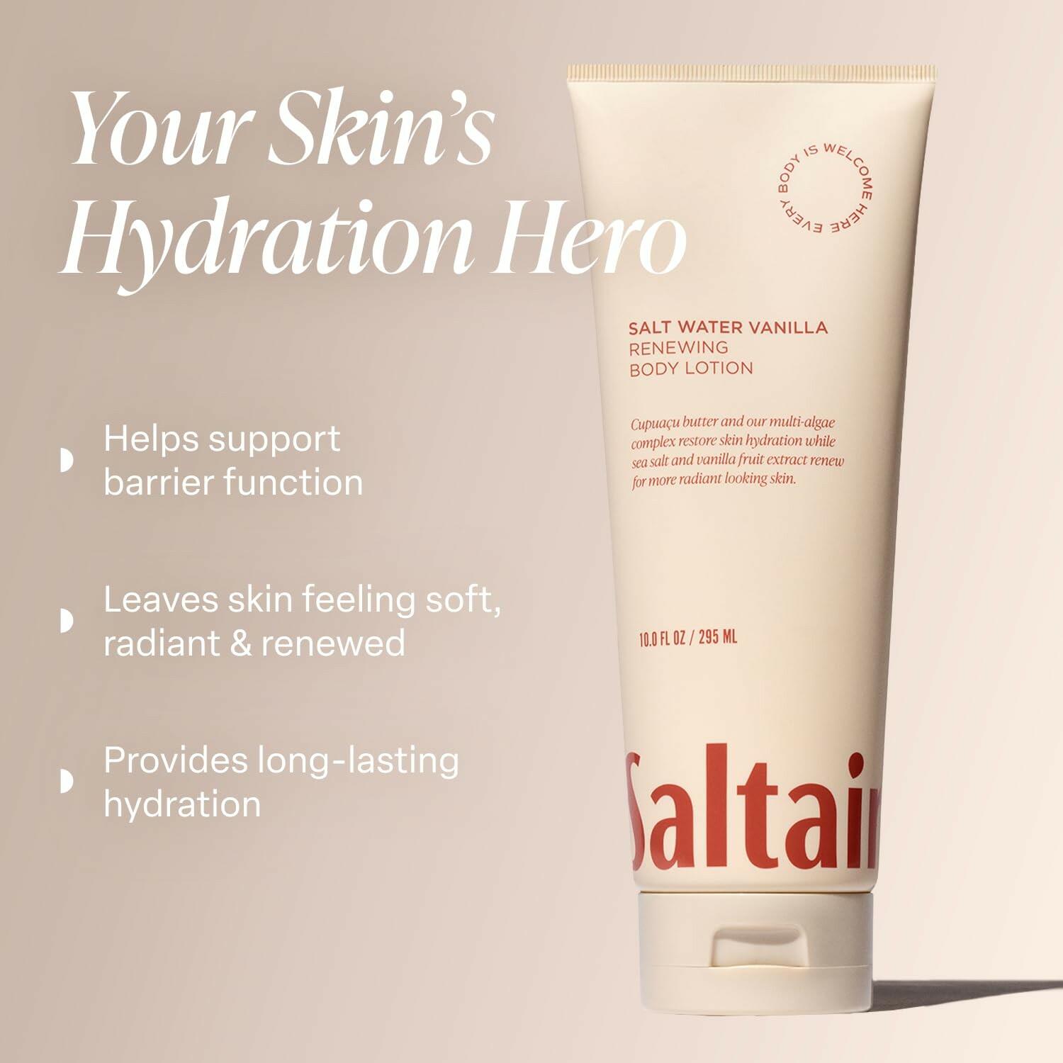 Saltair Body Lotion - 2 Pack Moisturizing Lotion For Dry Skin. Salt Water