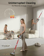 AIPOWAY Cordless Vacuum Cleaner 580W 50Kpa Vacuum Cleaners for Home, 65 Mins