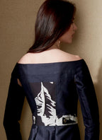 Vogue Patterns Misses' Off-The-Shoulder Shirtdress With Pockets, 14-16-18-20-22,