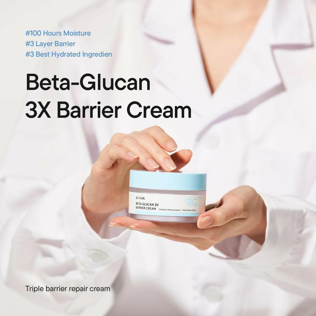 IUNIK Beta-Glucan Non-Sticky Deep Moisture Hydration 3x Barrier Cream Day&Night