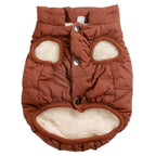 JoyDaog 2 Layers Fleece Lined Warm Dog Jacket for Puppy Winter Cold Weather,Soft