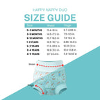 Splash About Happy Nappy Duo, Playful Otters, 3-6 Months medium