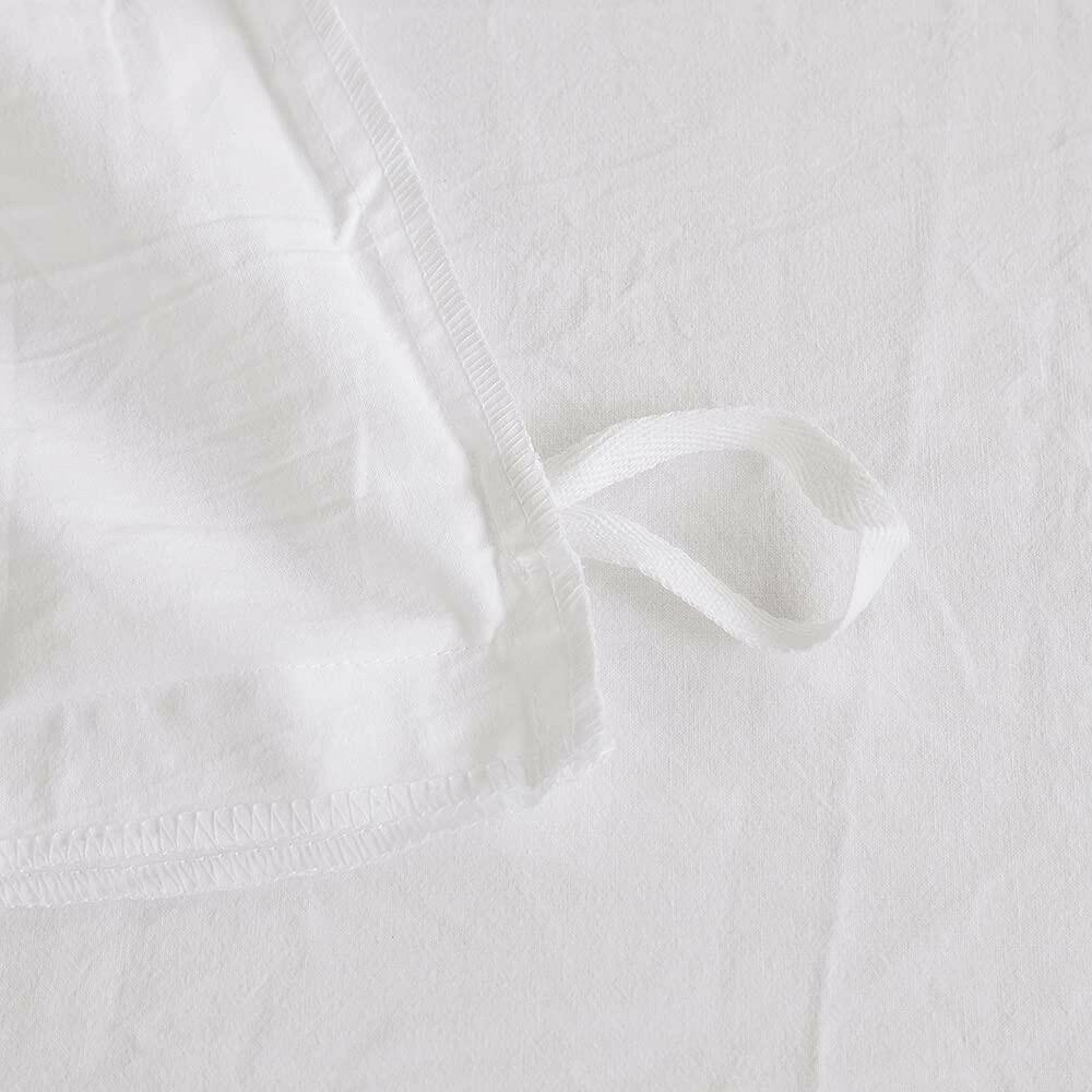 FACE TWO FACE Bedding Duvet Cover Set 3 Pieces 100% Washed Cotton Duvet Cover