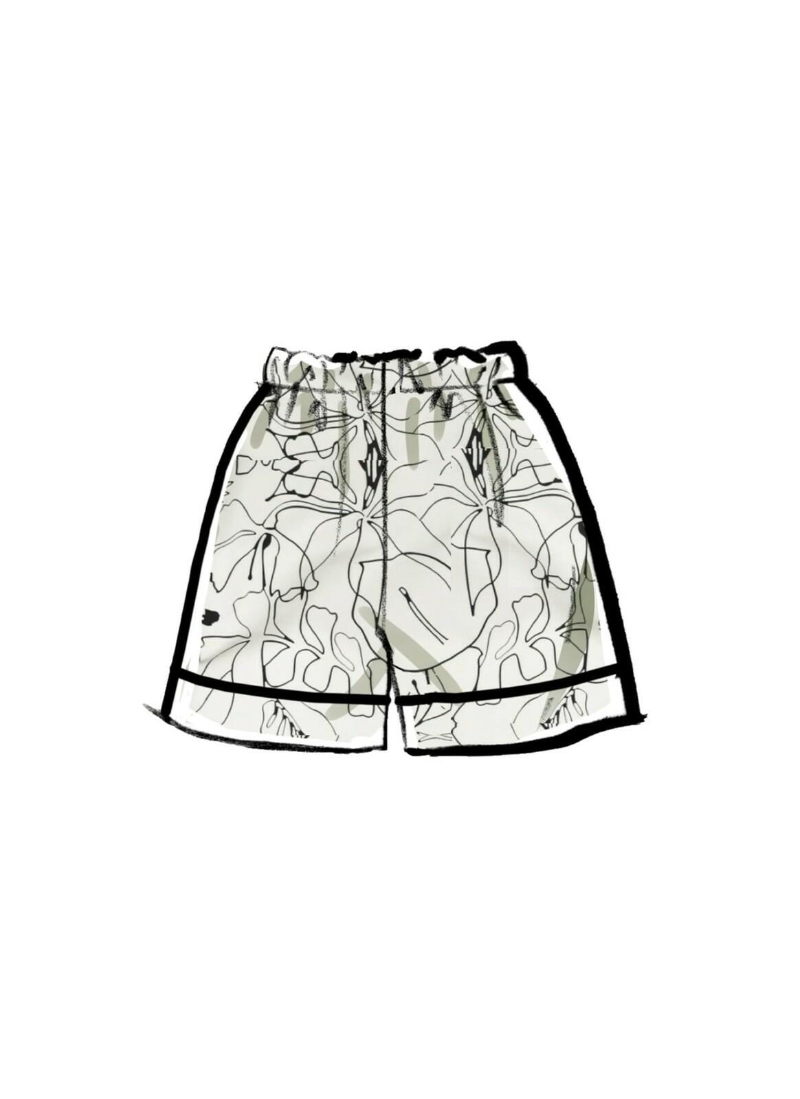 McCall's M8484A Misses' Pajamas Top, Shorts, and Pants Sewing Pattern Packet,