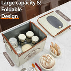 Folding Bread Proofing Box with Temp Control(50-122℉) & 48H Timer, Dough Proofer