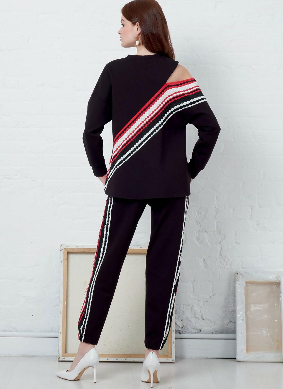 McCall Pattern McCall's Women's Loose-Fitting Knit Tops and Pants, Sizes 4-14