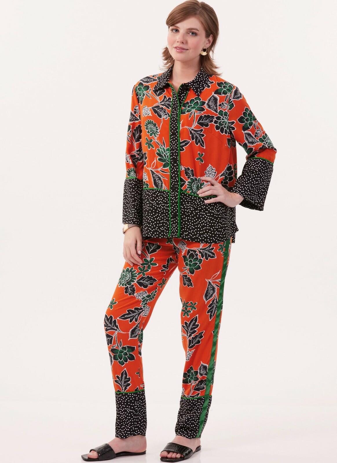 McCall's M8484A Misses' Pajamas Top, Shorts, and Pants Sewing Pattern Packet,