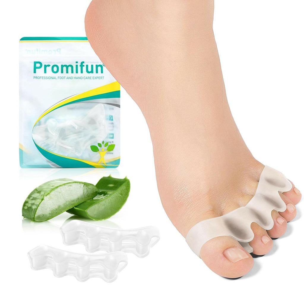 8 Pack Toe Separators for Correct Bunions - Promifun Toe Spacers for Women and