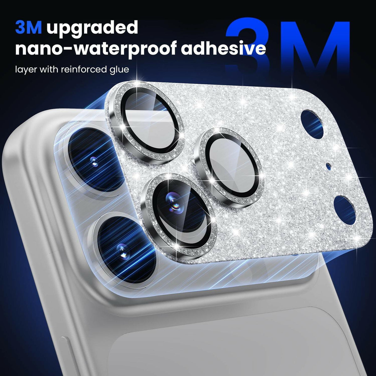 WSKEN for iPhone 17 Pro Max Camera Lens Protector, [Military Grade Shatterproof]