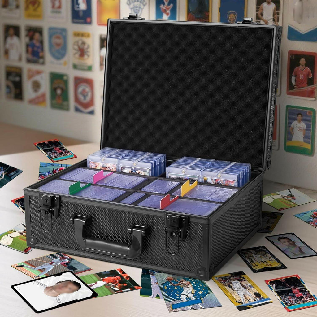 OEODAJ Top Loader Storage Box, Trading Card Case for 3x4 Sports Cards