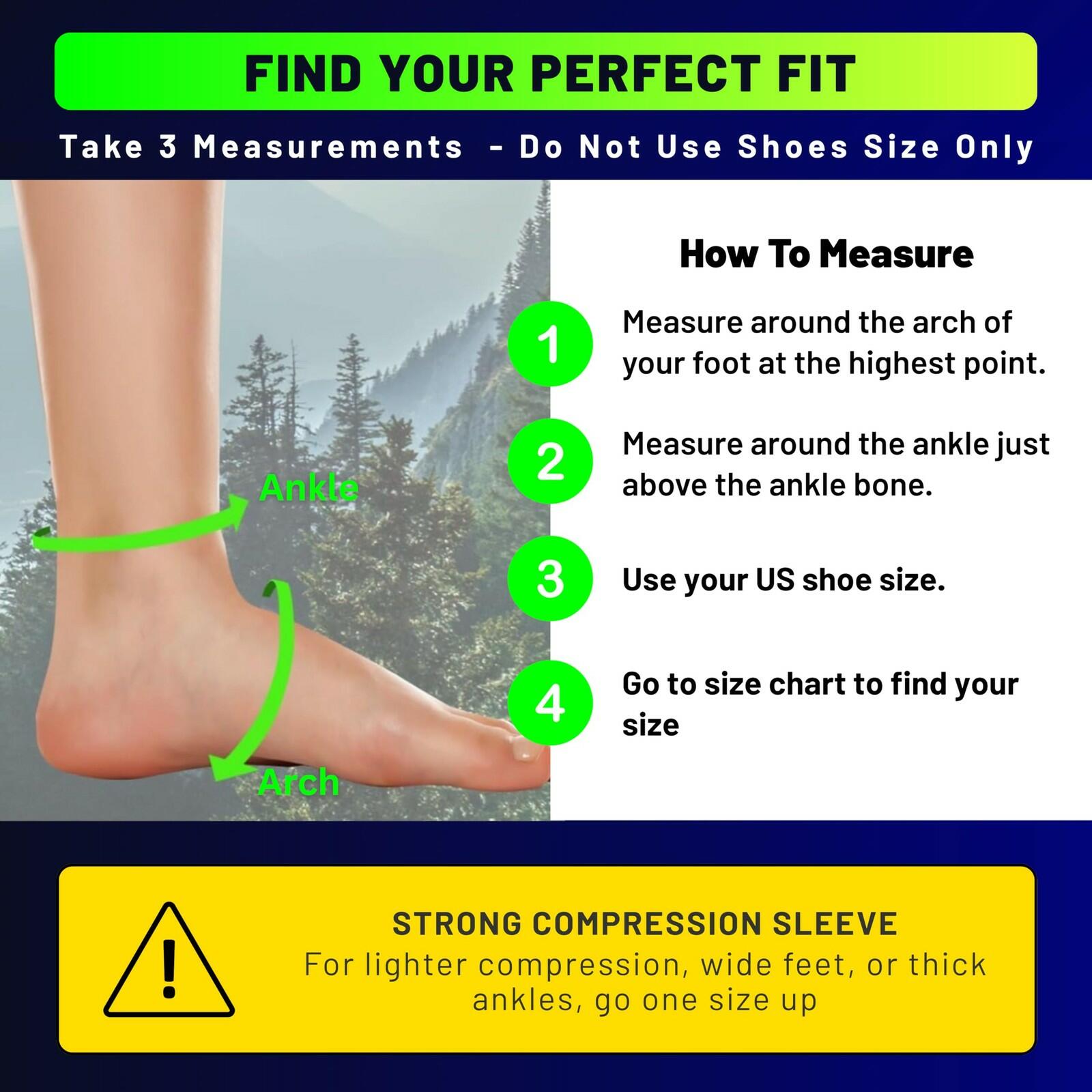 TechWare Pro Ankle Brace Compression Sleeve - Relieves Achilles Tendonitis,