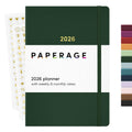 PAPERAGE 2026 Weekly & Monthly Planner, 12 Months (January 2026 - December