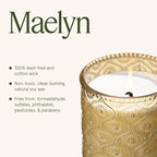 LA JOLIE MUSE Ginger & White Musk Candles | Ginger, Lemongrass & Musk | 6 oz Soy