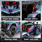 BTEC Super Cars Building Kits for Adults, 2036 PCS Technique Remote Control