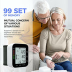 MMIZOO Wrist Blood Pressure Monitor Bp Monitor Large LCD Display Blood Pressure