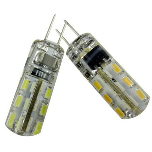 G4 LED Bulb Warm White 12V AC220V Silicone 360° Replace Halogen Lamp
