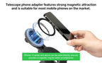 FANAUE Telescope Phone Adapter, Spotting Scope Smartphone Phone Mount for