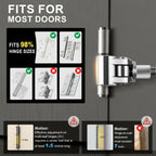Jourcyna Upgraded Door Hinge Adjustment Tool, Adjustable Hinges Wrench,