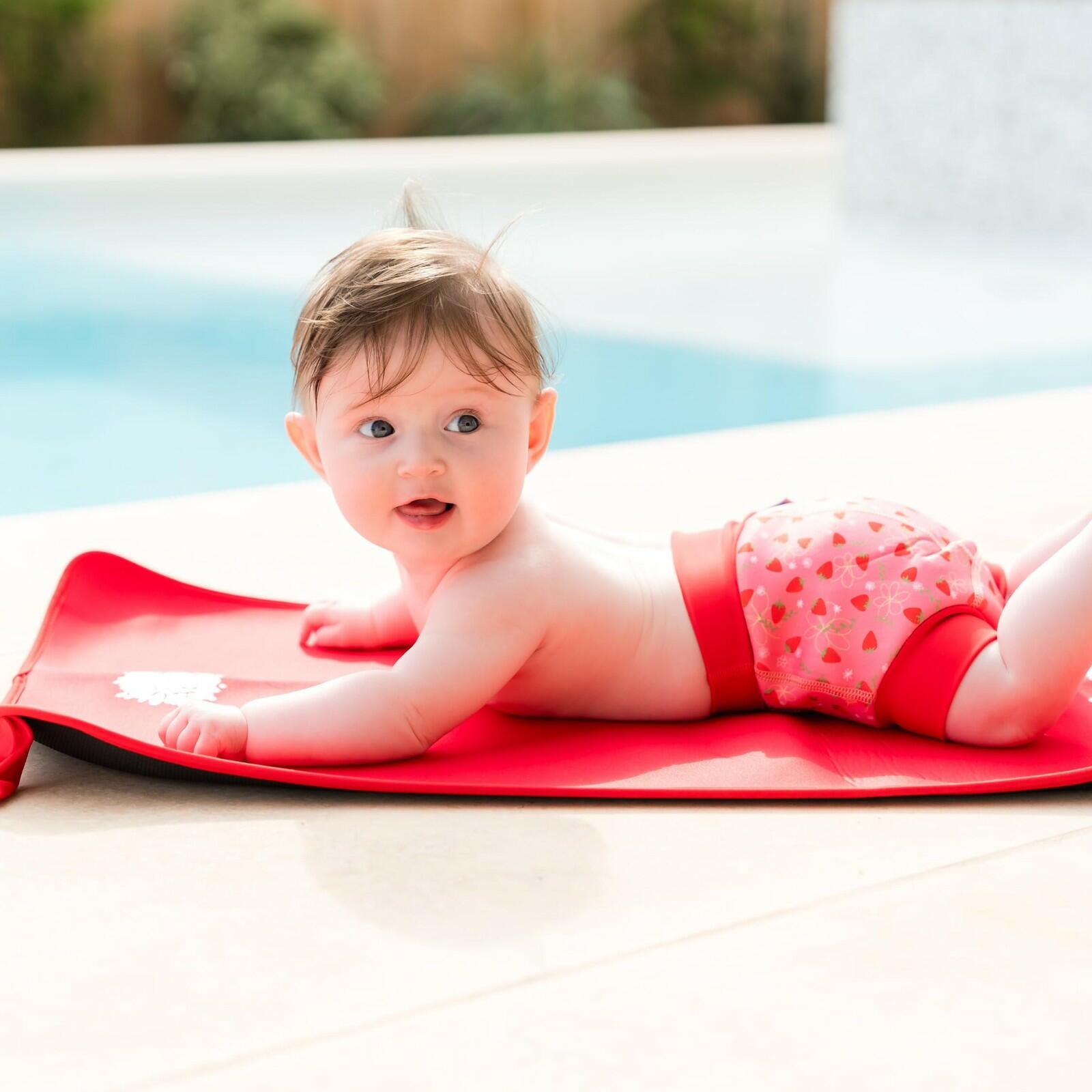 Splash About Happy Nappy Duo, Strawberry Field, 6-12 Months large