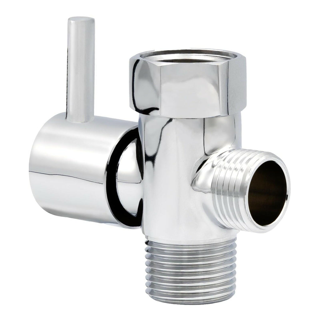 LUXE Bidet 7/8" x 7/8" x 1/2" Shut-Off Valve T-Adapter for Bidets, Only