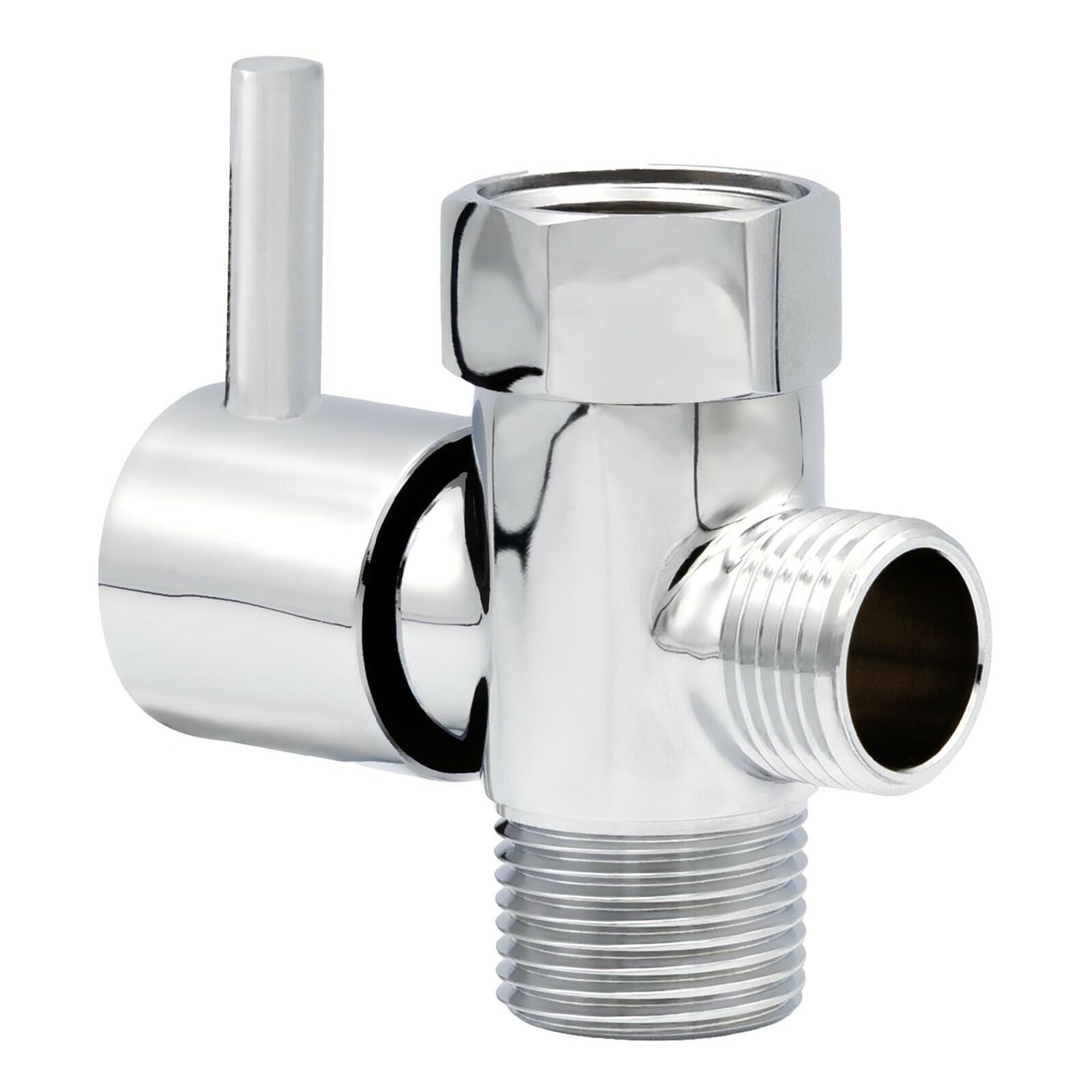 LUXE Bidet 7/8" x 7/8" x 1/2" Shut-Off Valve T-Adapter for Bidets, Only