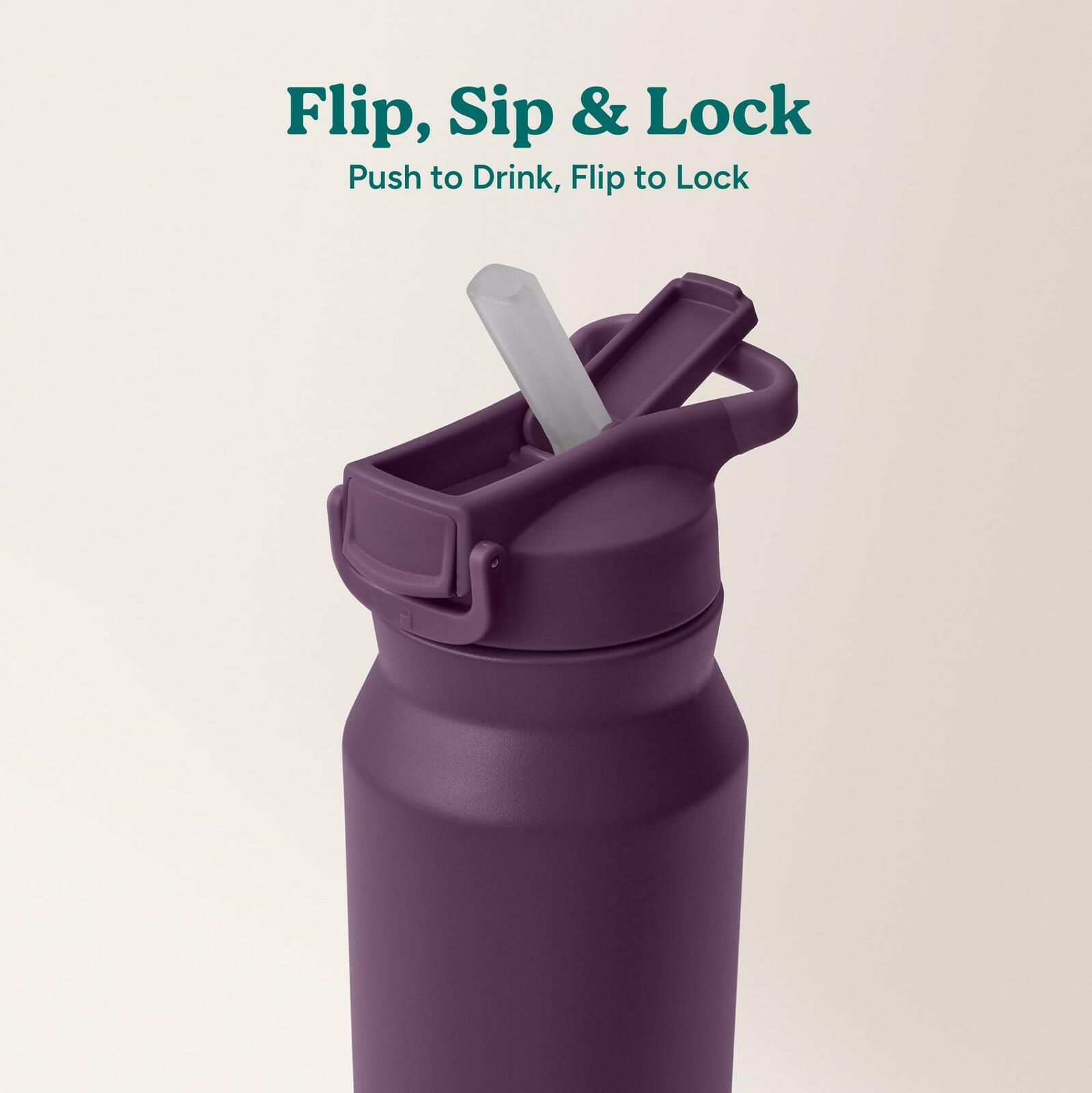REDUCE 32 oz Hydrate Pro Stainless Steel Insulated Water Bottle - Flip Top