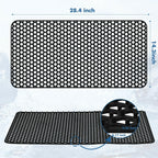 Bestjing Silicone Sink Protectors for Kitchen Sink - 28.4"x 14.3" Kitchen